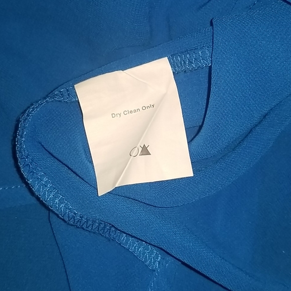 WAS $45 LUSH NORDSTROM Sheer BLUE Button Tunic/Shirtdress - Picture 11 of 13